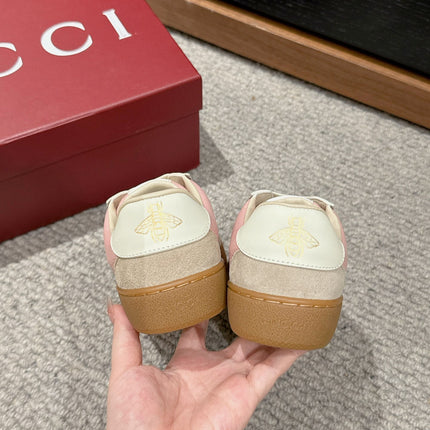 GG & ADIDAS SNEAKER LIGHT PINK CALFSKIN