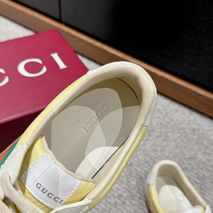 GG & ADIDAS SNEAKER KHAKI CALFSKIN