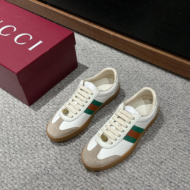 GG & ADIDAS SNEAKER WHITE CALFSKIN