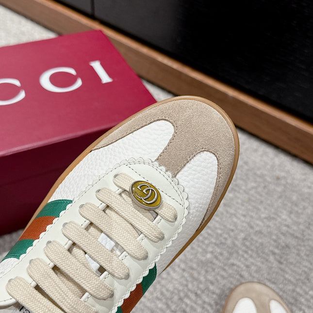 GG & ADIDAS SNEAKER WHITE CALFSKIN