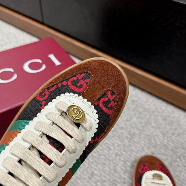 GG & ADIDAS SNEAKER BROWN FABRIC
