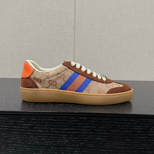 GG & ADIDAS GAZELLE SNEAKER BROWN SUEDE