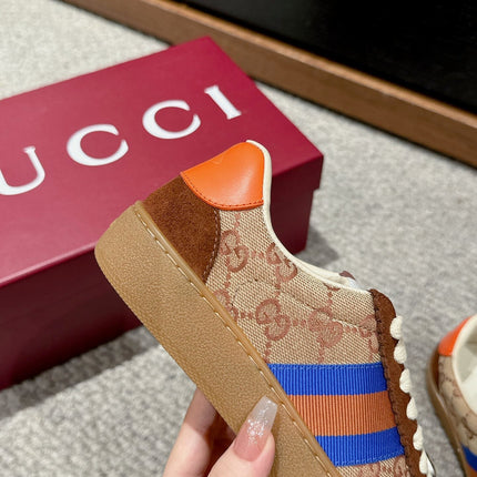 GG & ADIDAS GAZELLE SNEAKER BROWN SUEDE