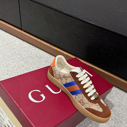 GG & ADIDAS GAZELLE SNEAKER BROWN SUEDE