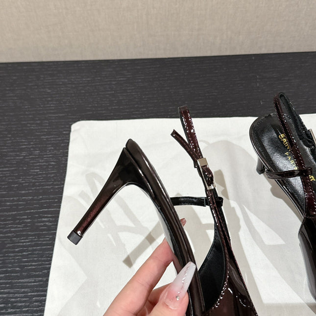 SL CHERISH SLINGBACK 75 WINE CALFSKIN