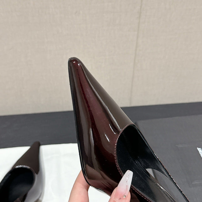 SL CHERISH SLINGBACK 75 WINE CALFSKIN