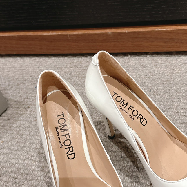 ROMAN HIGH-HEEL 10 CM IN WHITE CALFSKIN