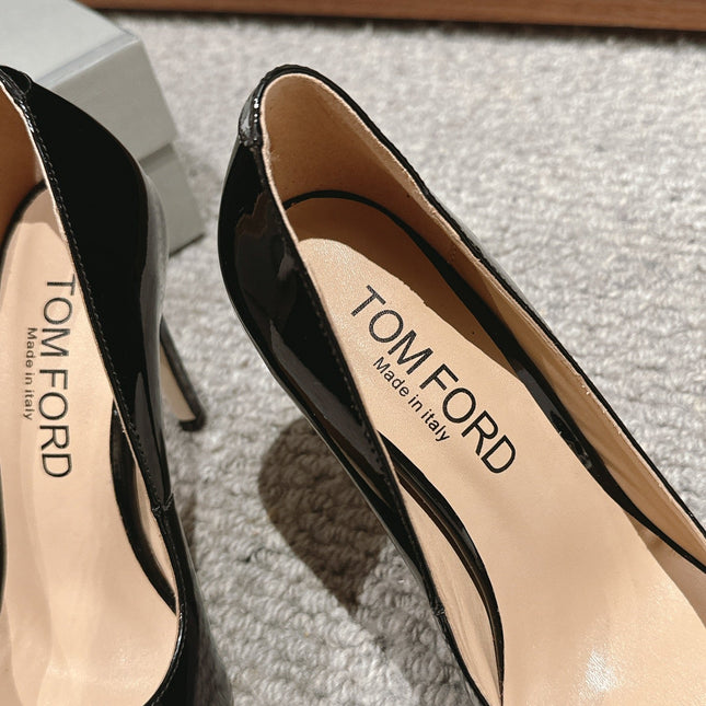 ROMAN HIGH-HEEL 10 CM IN BLACK CALFSKIN