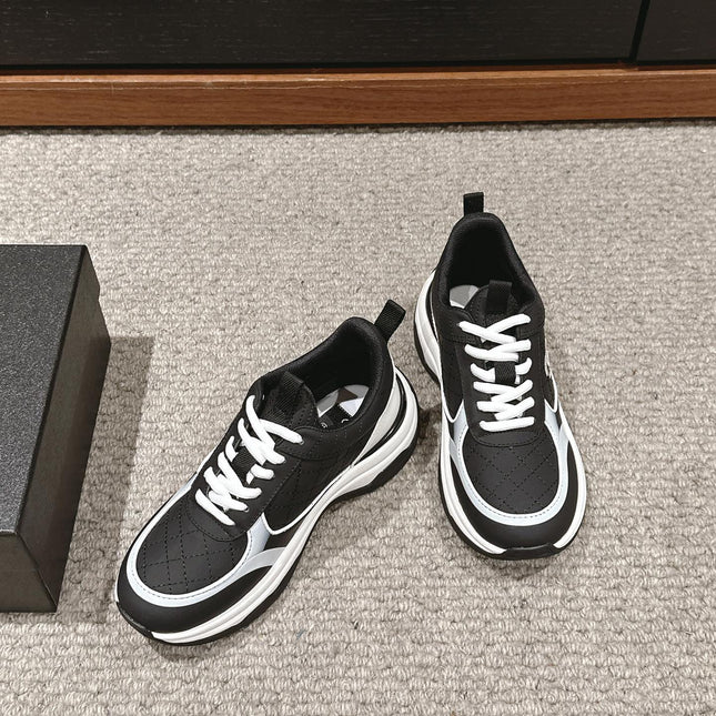 CC CLASSIC SNEAKER IN BLACK MIX WHITE LAMBSKIN