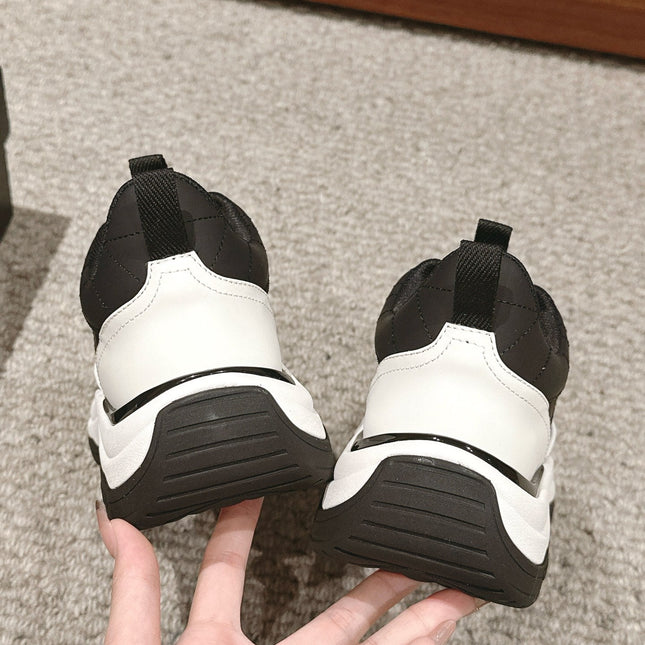 CC CLASSIC SNEAKER IN BLACK MIX WHITE LAMBSKIN