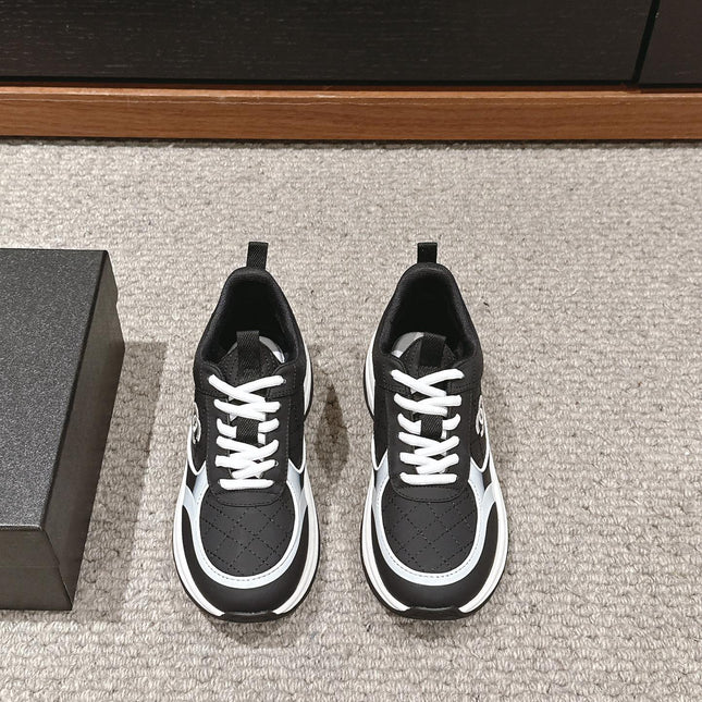 CC CLASSIC SNEAKER IN BLACK MIX WHITE LAMBSKIN