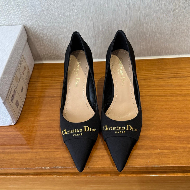 MY DD 25S HIGH HEEL 80MM IN BLACK SATIN