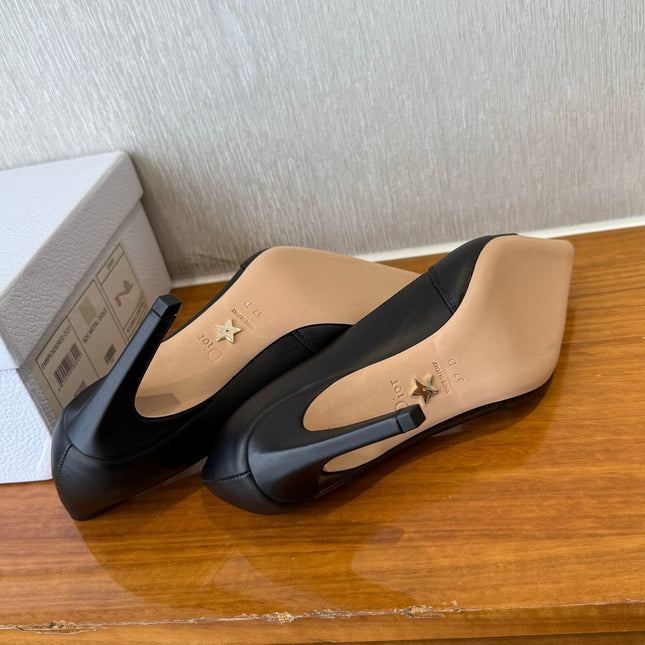 MY DD 25S HIGH HEEL 80MM IN BLACK CALFSKIN