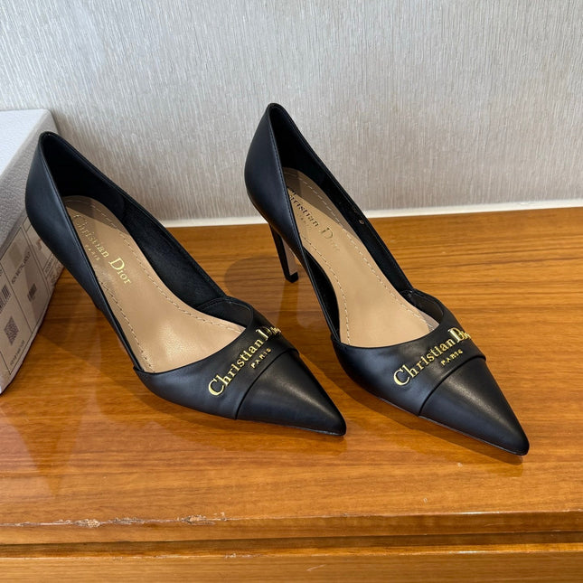 MY DD 25S HIGH HEEL 80MM IN BLACK CALFSKIN