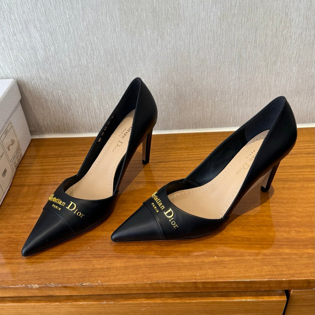 MY DD 25S HIGH HEEL 80MM IN BLACK CALFSKIN