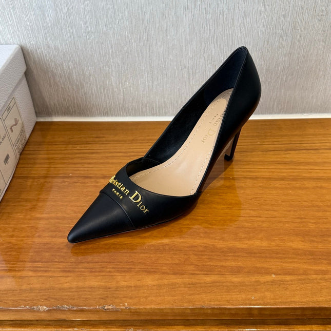 MY DD 25S HIGH HEEL 80MM IN BLACK CALFSKIN