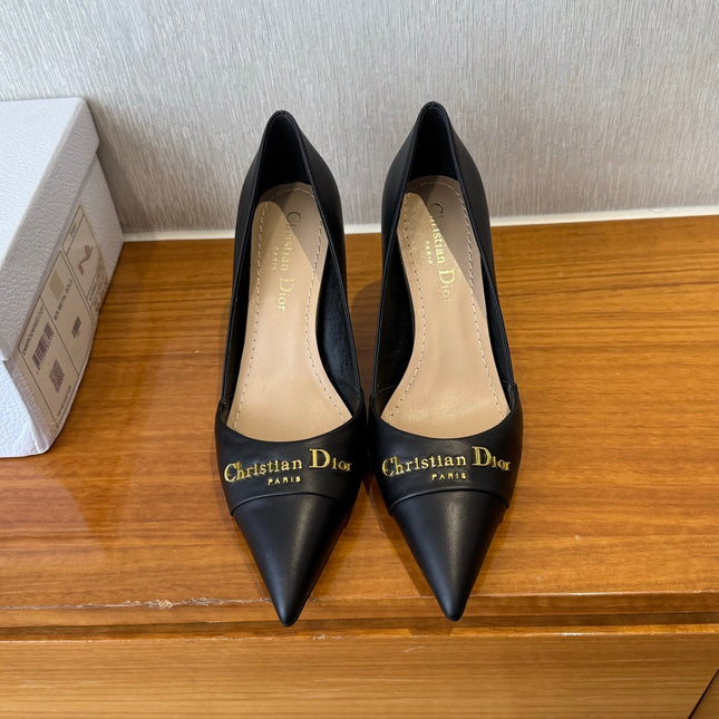 MY DD 25S HIGH HEEL 80MM IN BLACK CALFSKIN
