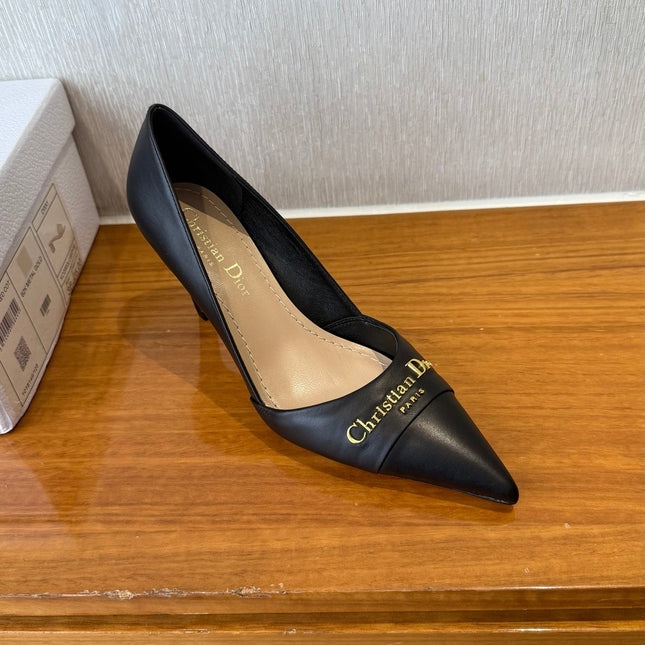MY DD 25S HIGH HEEL 80MM IN BLACK CALFSKIN