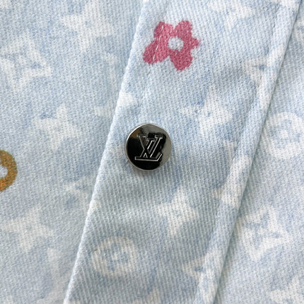LV BUE PASTEL MONOGRAM DENIM JACKET 239527