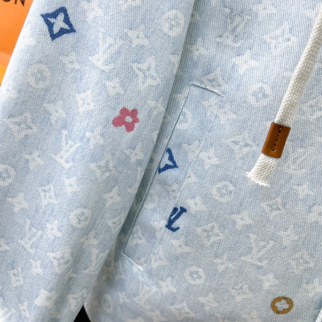 LV BUE PASTEL MONOGRAM DENIM JACKET 239527