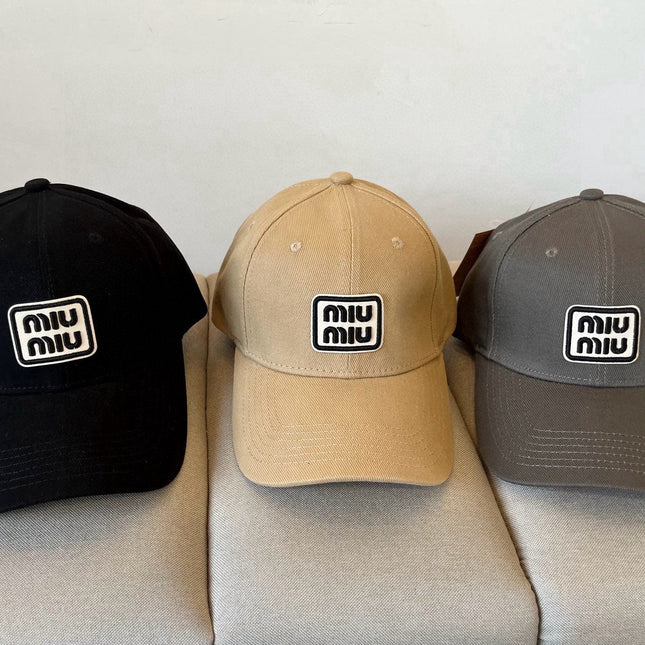 MM BASEBALL CAP IN BLACK KHAKI FABRIC STYLE 2