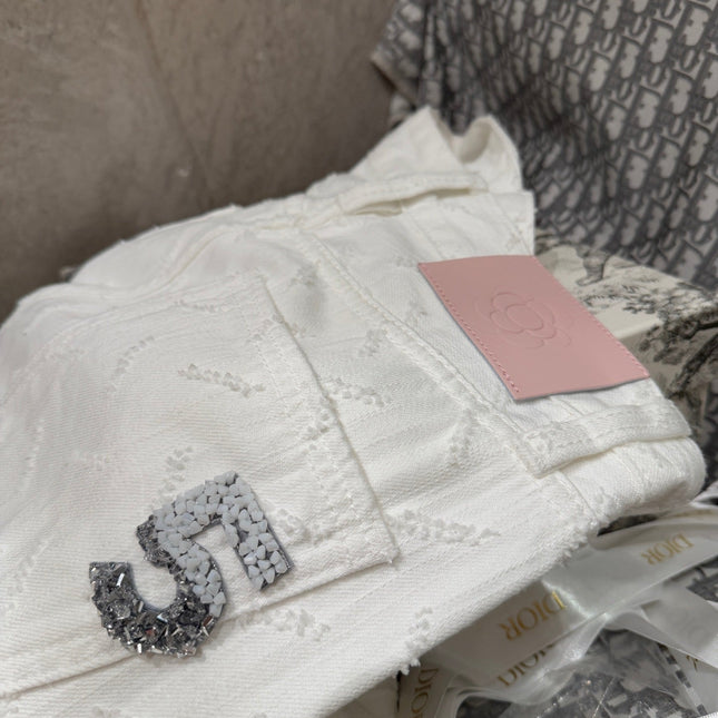 CC jeans White Denim Fabric