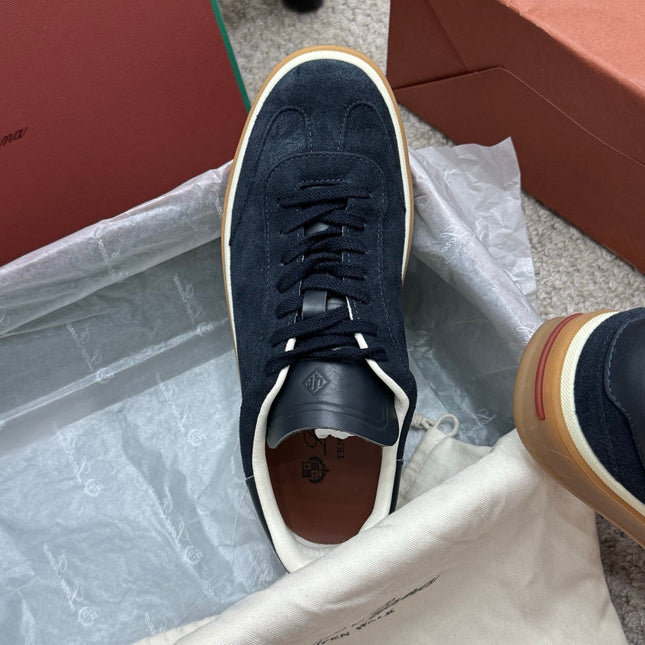 LP TENNIS WALK SNEAKERS IN NAVY BLUE SUEDE 384718