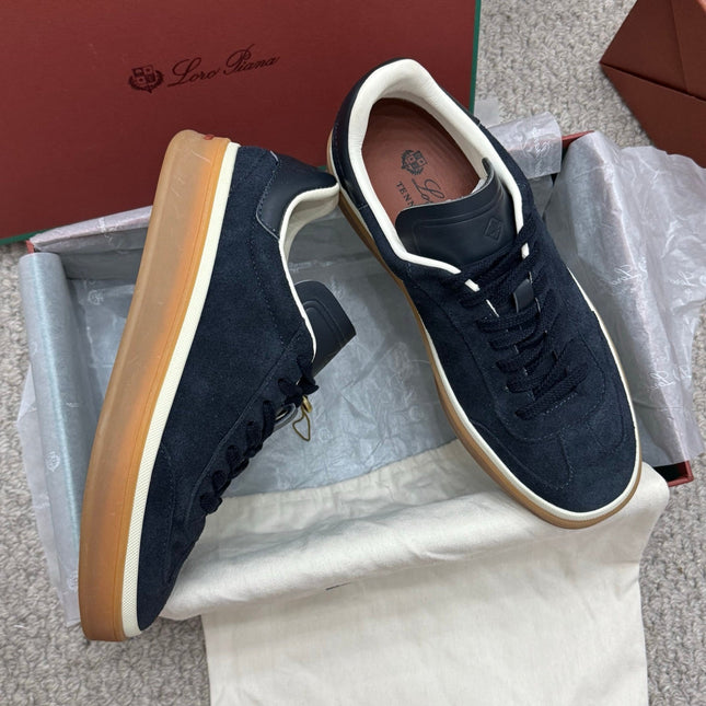 LP TENNIS WALK SNEAKERS IN NAVY BLUE SUEDE 384718