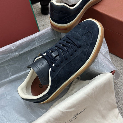 LP TENNIS WALK SNEAKERS IN NAVY BLUE SUEDE 384718