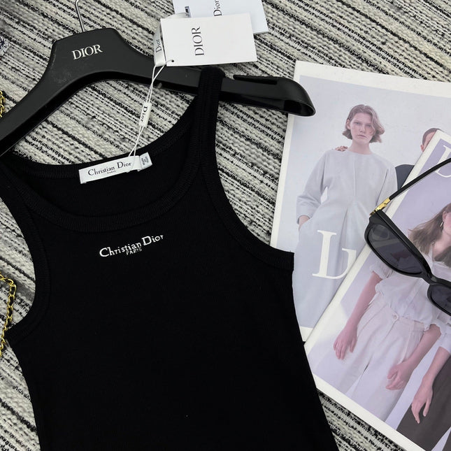 Dior 25C Tank Top Black 228436