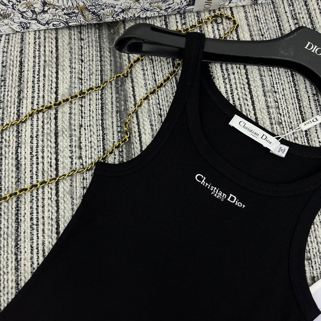 Dior 25C Tank Top Black 228436