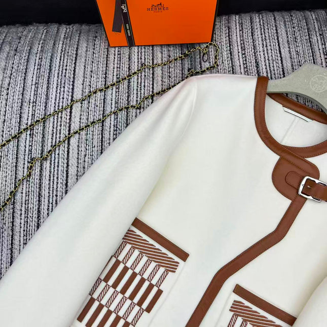 HERMES 25S KNITTED JACKET 052