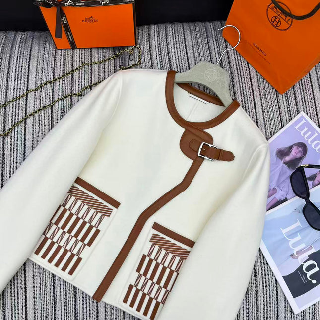 HERMES 25S KNITTED JACKET 052