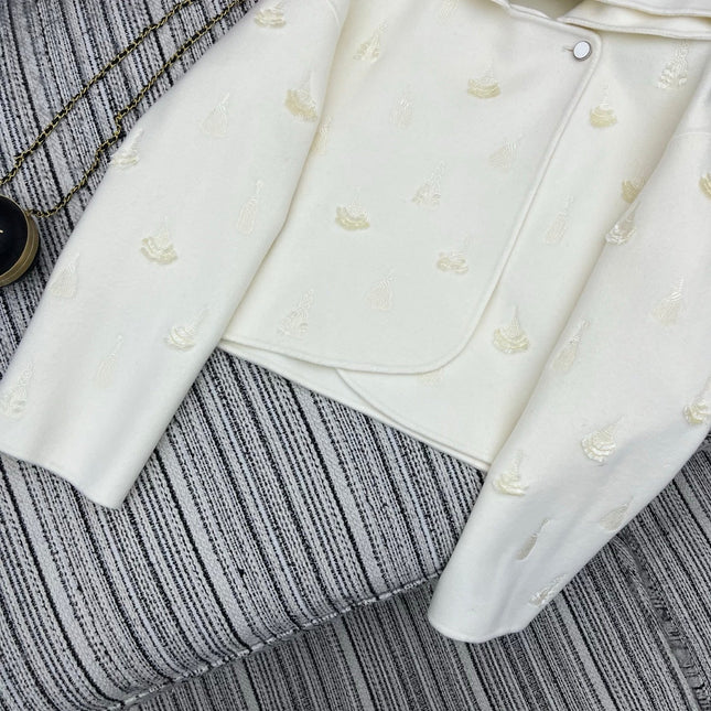 HERMES 25S REVERSIBLE SHORT CASHMERE HOODED COAT 012