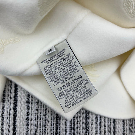 HERMES 25S REVERSIBLE SHORT CASHMERE HOODED COAT 012