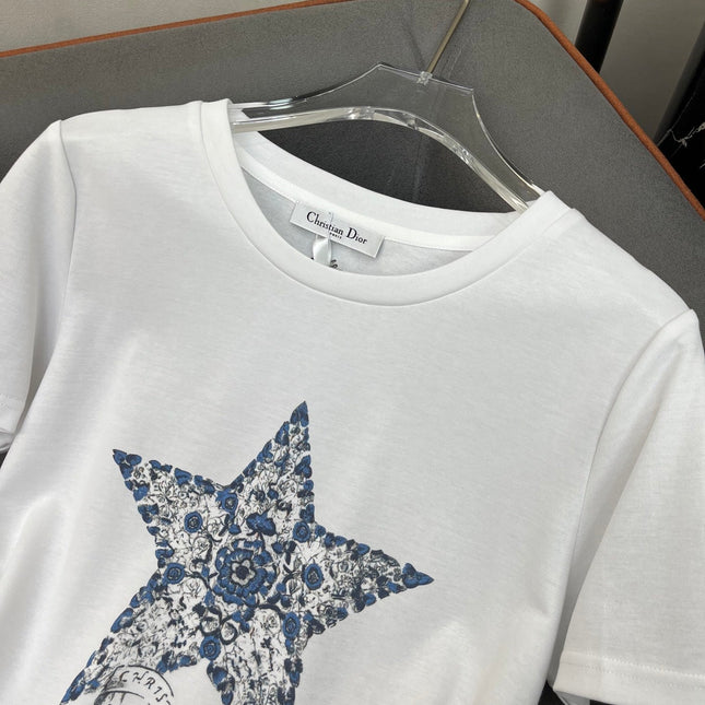 Dior 25C Embroidered T-shirt mix Skirt Dior Monagram 228675