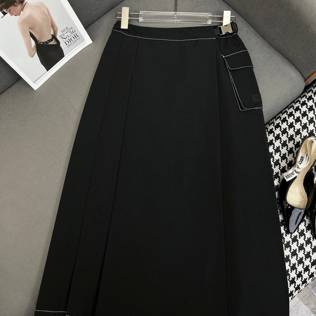 PRADA A-LINE MAXI SKIRT 224136