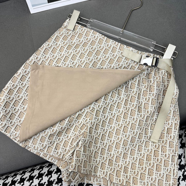 DIOR WRAP-FRONT SHORTS 228595