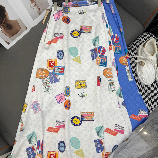 PRINTED MAXI DRESS MULTICOLOR POLYESTER 266721