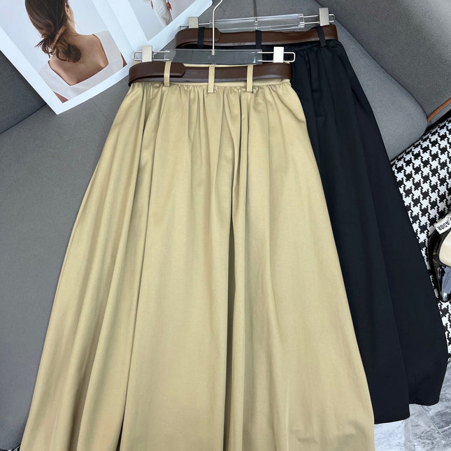 PRADA NEW STYLE PLEATED SKIRT WITH TWO POCKETS 245884