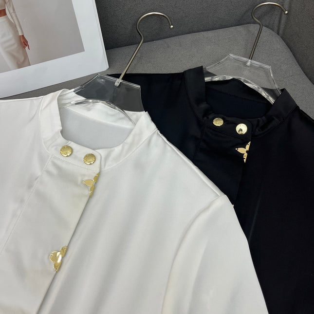 ROUND-NECK SHORT-SLEEVE DRESS 253297