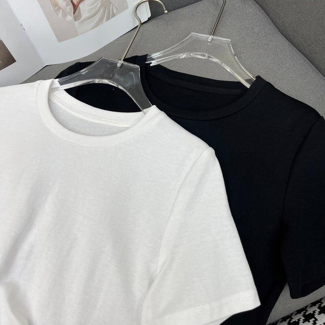 FITTED POLO SHIRT WITH PLEATED WAIST 255707