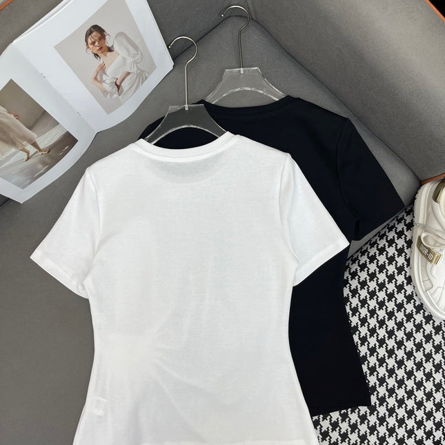 FITTED POLO SHIRT WITH PLEATED WAIST 255707