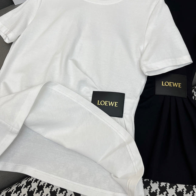 FITTED POLO SHIRT WITH PLEATED WAIST 255707