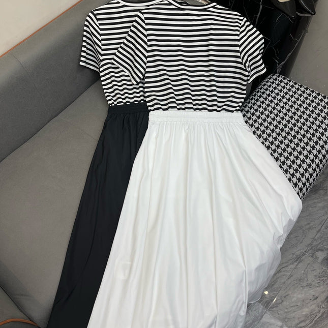 PRAD ROUND NECK DRESS 25S IN POLYESTER 266689