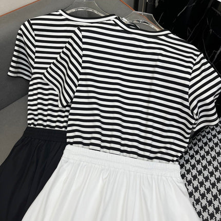 PRAD ROUND NECK DRESS 25S IN POLYESTER 266689