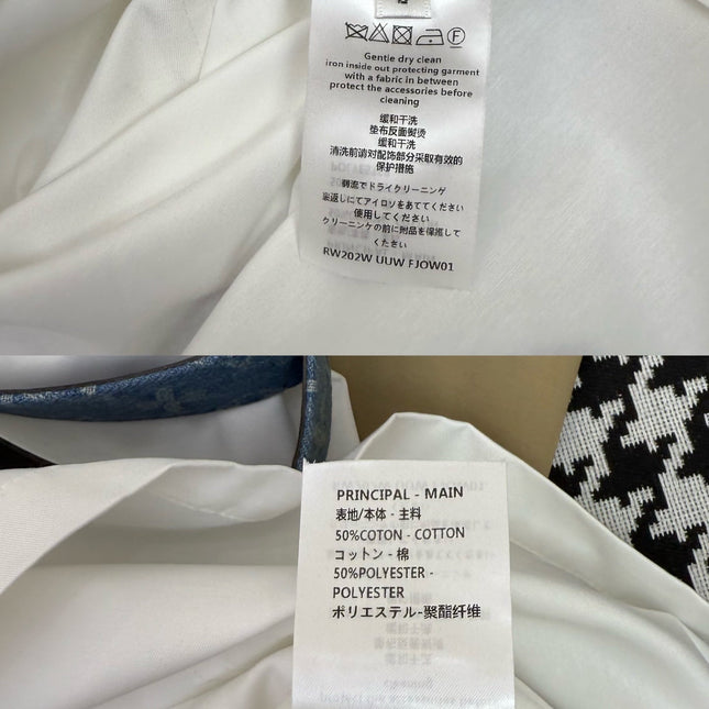 SHIRT DRESS WITH SHORT SLEEVES AND LOGO BELT 258221