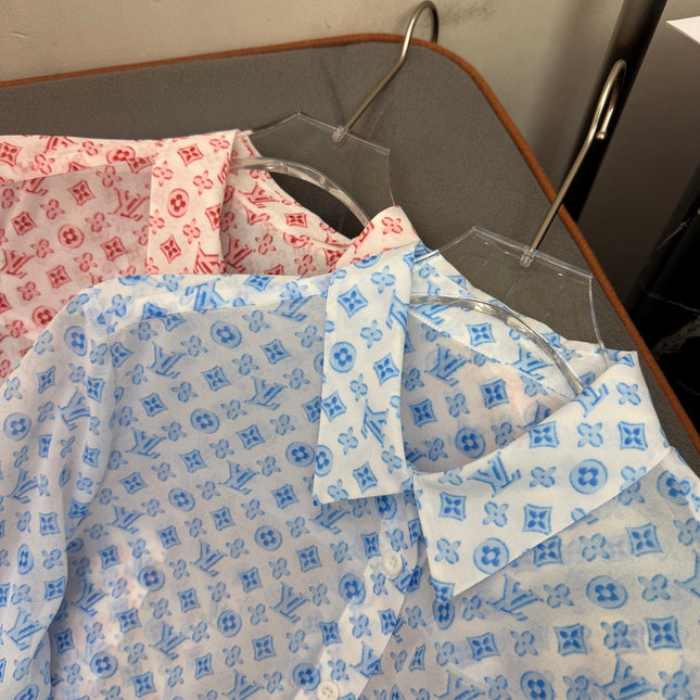 LONG SLEEVE SHIRT MONOPOLY PRINT FABRIC POLYESTER 266695