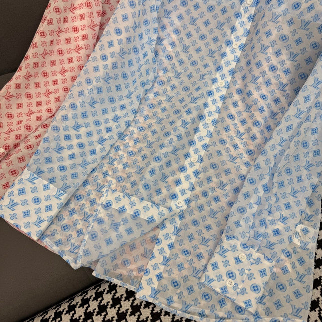 LONG SLEEVE SHIRT MONOPOLY PRINT FABRIC POLYESTER 266695