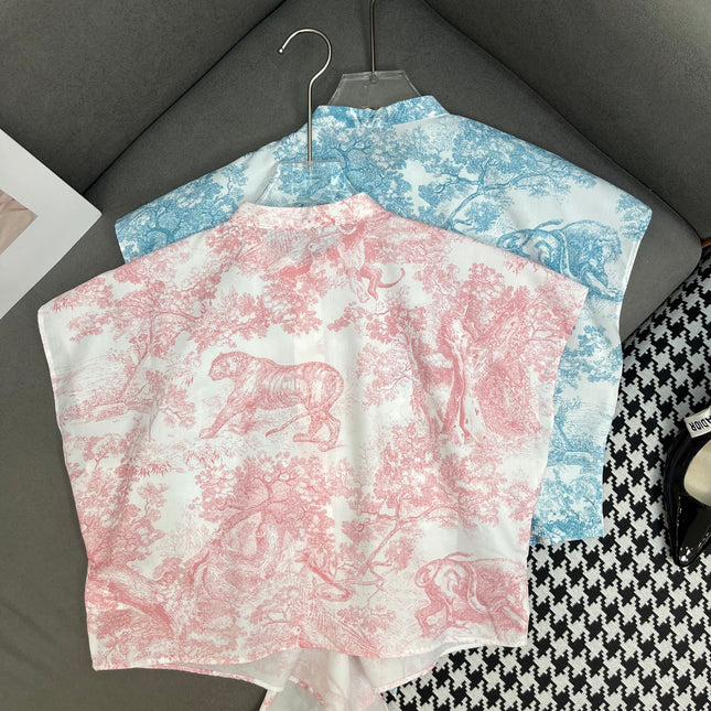 DIO SLEEVELESS SHIRT 25S IN POLYESTER 266650